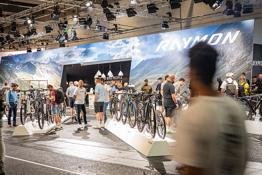 Eurobike 2025 Der Messestand eines Fahrradherstellers bei der Eurobike 2025.